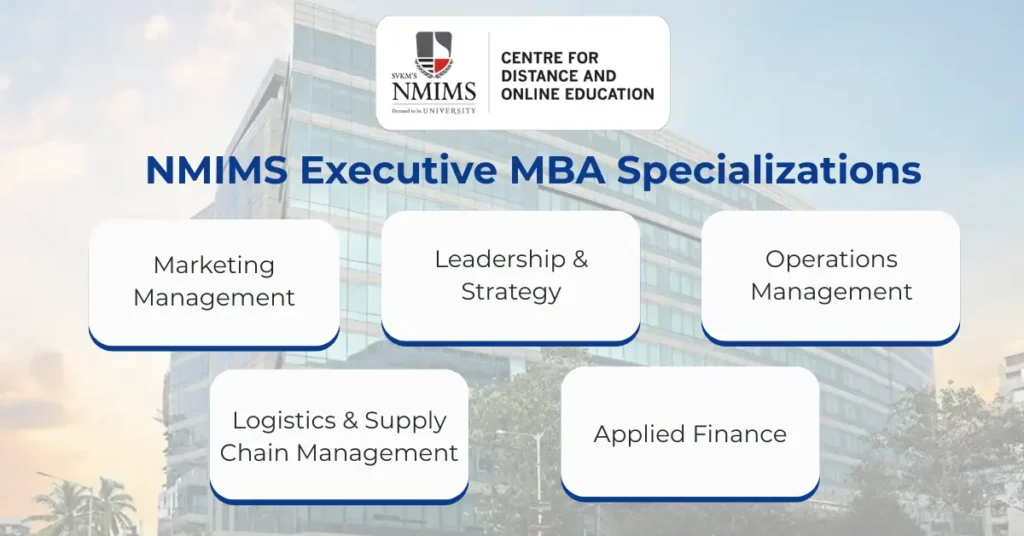 NMIMS Executive MBA Specializations